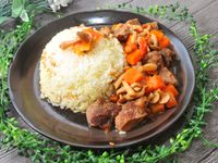 鮮菇燉牛肉飯懶人版【好菇道親子食光】