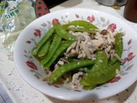 碗豆菇菇炒肉絲【好菇道親子食光】