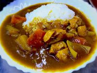 小蘋果之超濃郁咖喱雞肉飯-萬用鍋＿南京旗