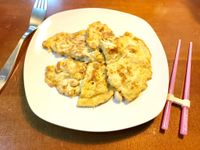 奶油雪白菇蛋煎【好菇道親子食光】