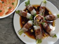 四季豆豬肉卷