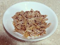 減肥低脂-薑絲炒豬里肌