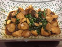 素食也可食用的三杯杏鮑菇