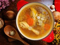 牛蒡燉雞湯
