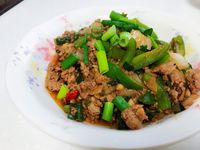青椒炒肉末