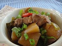 蘿蔔燒肉