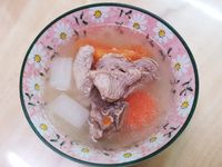 熟木瓜排骨湯