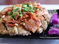 泡菜雞腿排