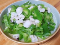 青椒炒花枝