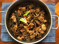 小雞燉蘑菇