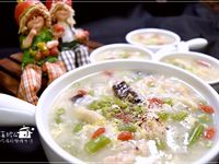 鮮菇雞肉粥