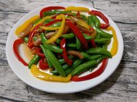 甜豆炒魷魚