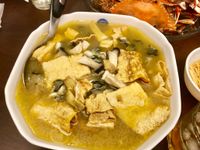 麻油蚵仔豆皮麵線湯