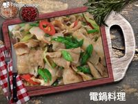 蒜苗炒五花肉