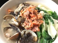 鮭魚味增蕎麥麵