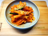 自己作韓國辣醃蘿蔔絲김치泡菜