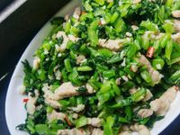 雪菜炒肉絲