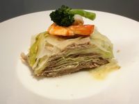 千層高麗菜豬肉片