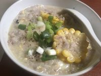 簡易鹹紫米粥