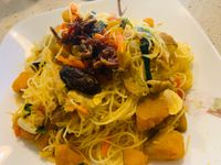 🎃炒米粉+南瓜🎃