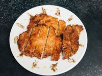 香酥炸豬排-少油版本-半煎炸