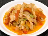 番茄炒高麗菜～全素
