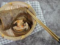 【端午應景超簡單荷葉糯米雞】
