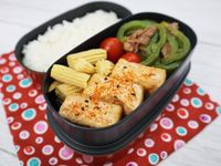 醬燒豆腐+青椒炒牛肉便當 [一鍋完成]