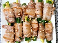 肉片蔥蔥捲