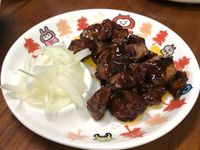 蜜汁烤肉塊佐洋蔥-新手料理