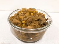 電子鍋料理-咖哩蔬食雞肉燴飯