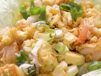 金沙蝦球豆腐