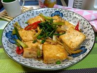 塔香三杯豆腐