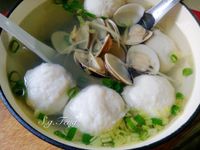 肉丸子蛤蠣湯