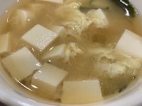 海帶芽味增豆腐蛋花湯