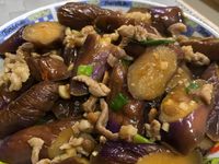 肉絲茄子