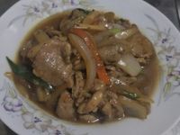 洋蔥炒豬肉