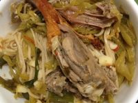 DIY家常麵料理-炒烤鴨燕麥麵