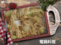 金針菇炒白菜