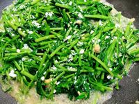 鹹蛋炒空心菜