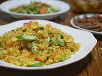 秋葵黃金蛋炒飯
