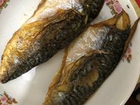 煎鯖魚