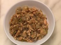 鮭魚炒洋蔥