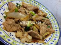 蔥爆豬肉