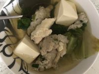 生菜魚肉蝦滑湯
