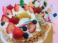 聖誕花圈塔