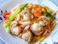 西芹燴帆立貝