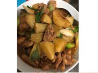 糖醋馬鈴薯燉雞腿