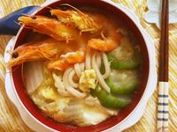 鮮蝦烏龍麵 (露營OK)