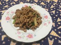 蔥爆肉絲